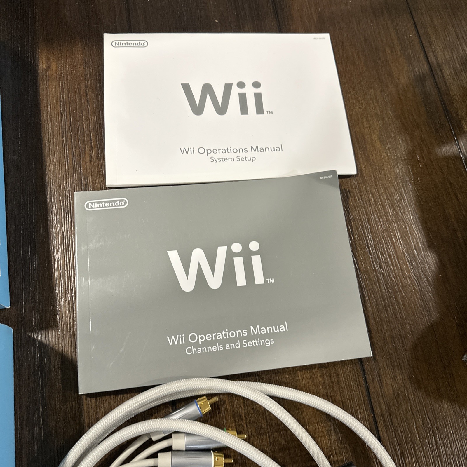 Nintendo Wii Black Console RVL-001 Wii Bundle With Box (No Games) Tested & Works