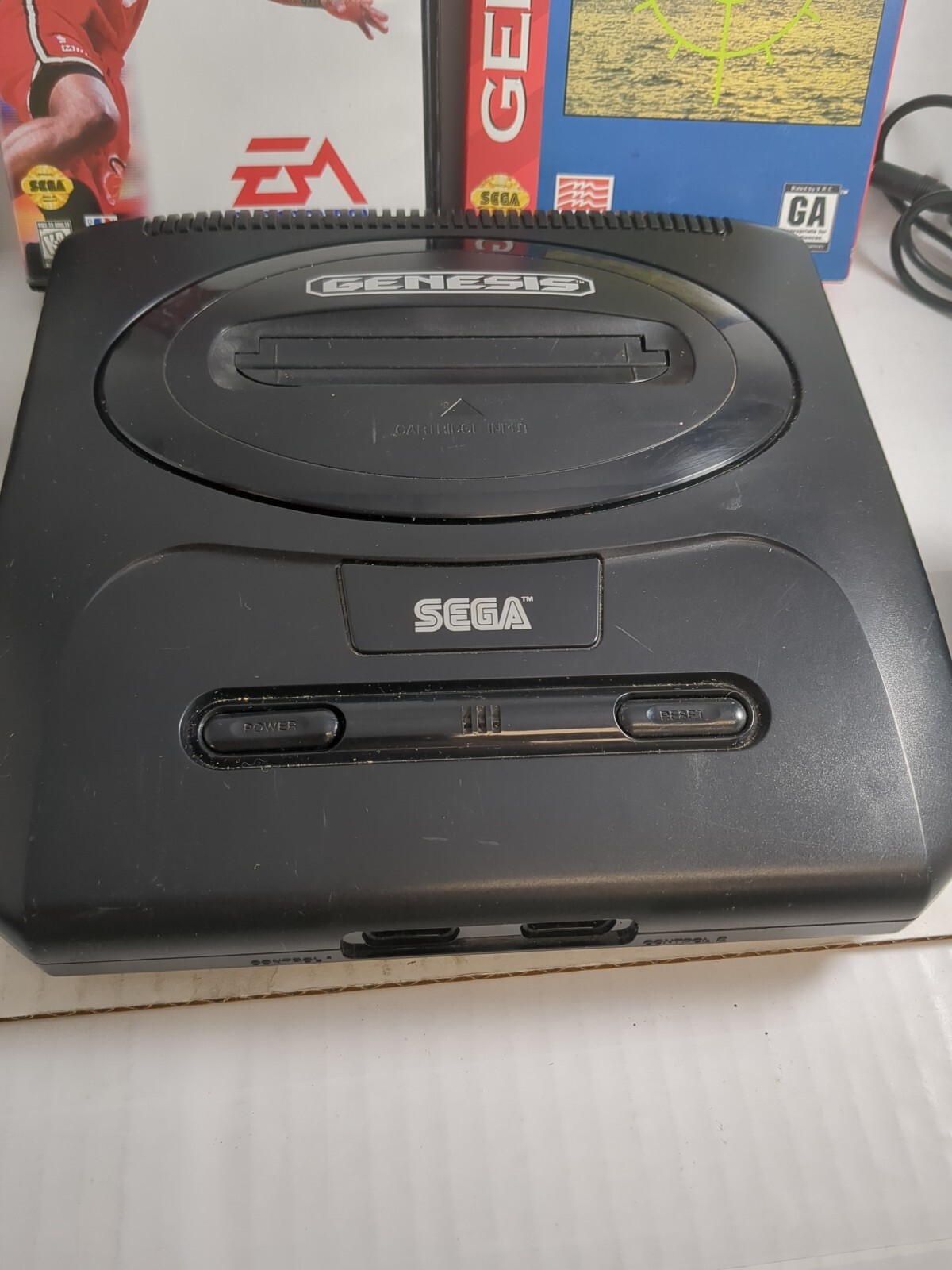SEGA Genesis II 16MB Home Console 5 games bundle/w Sonic 2. Tested.