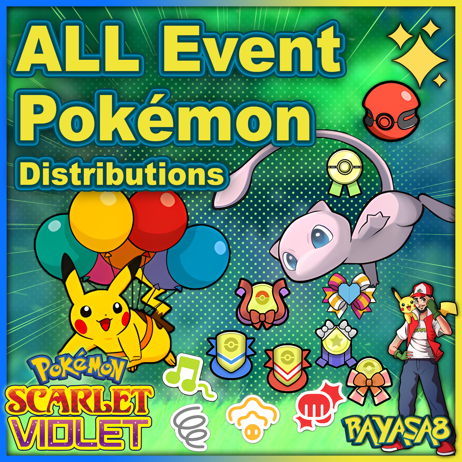ALL Event Pokémon bundle distributions for Pokemon Scarlet and Violet 🌟