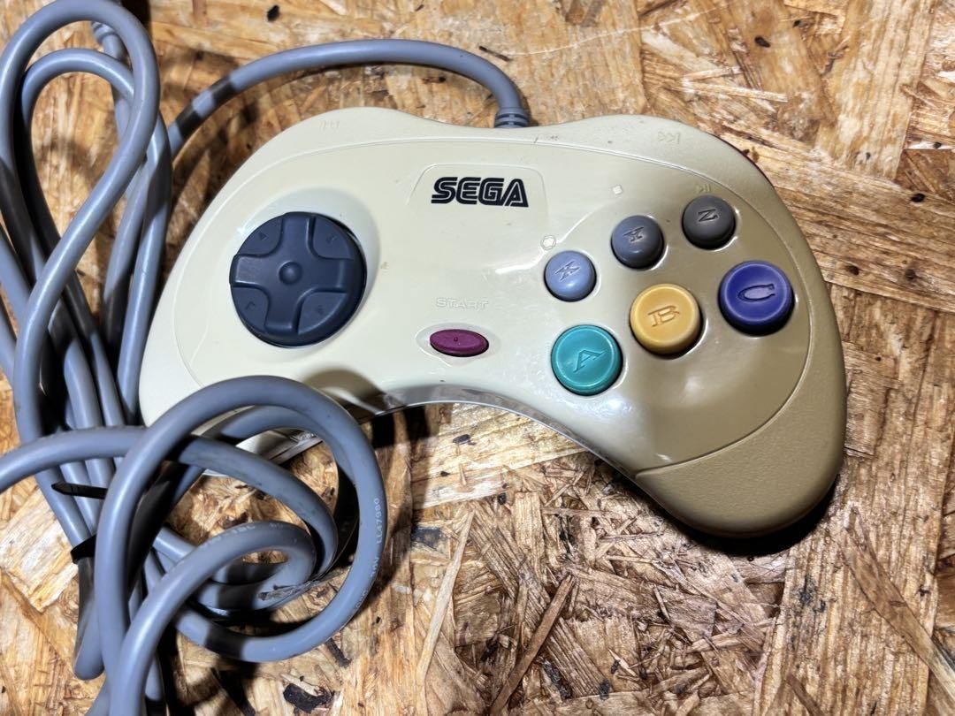 Sega Saturn Console + controller NTSC-J HST-3220 white Tested s1313M