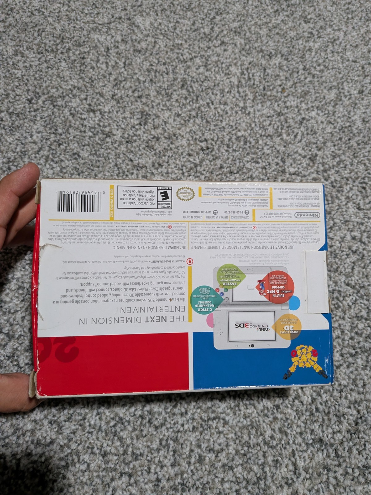 Nintendo «New» 3DS Pokemon 20th Anniversary w/ Box Faceplates 4GB Wi-Fi