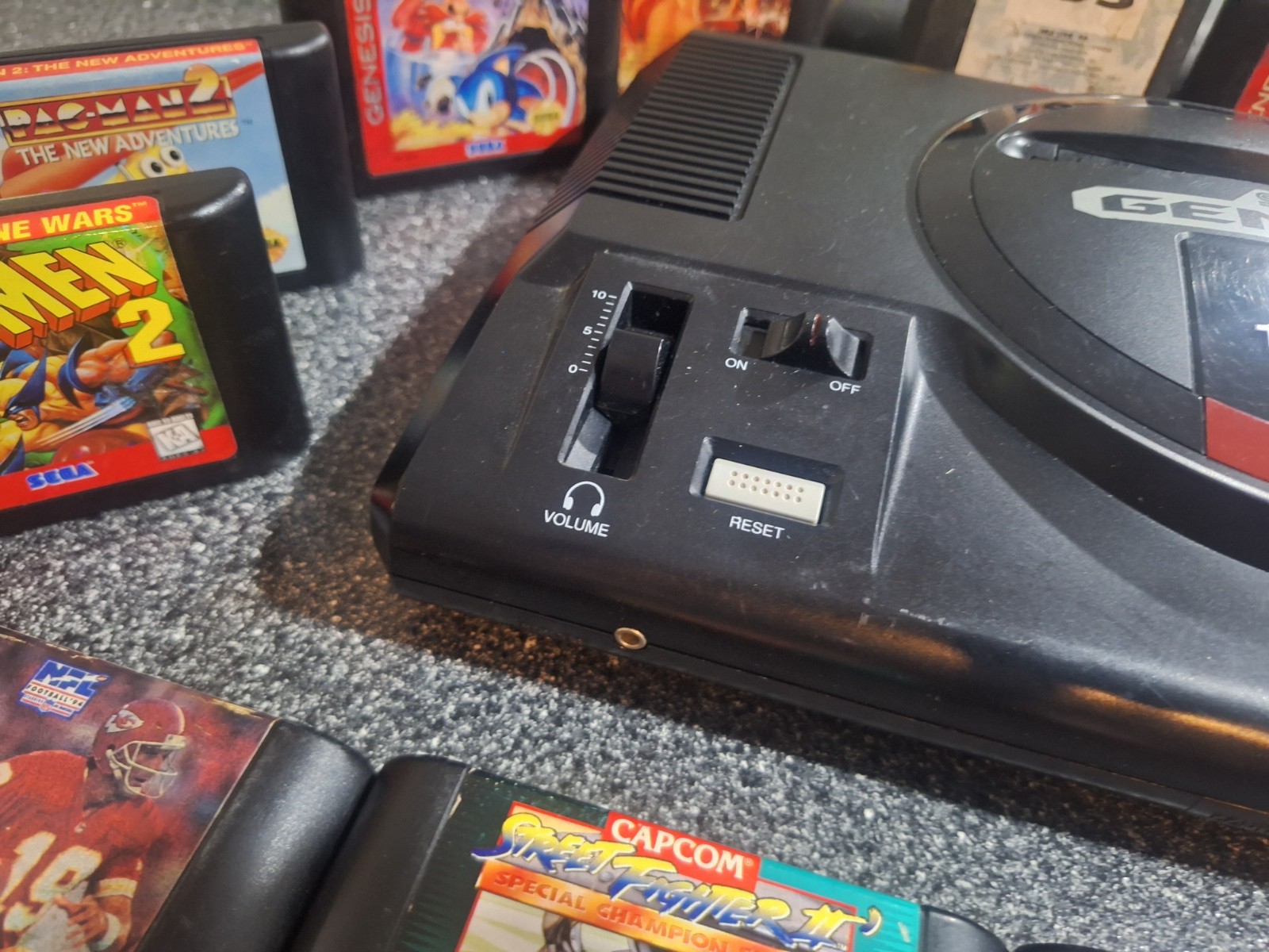 Sega Genesis Model 1 Console Bundle With Good Games! TESTED WORKING