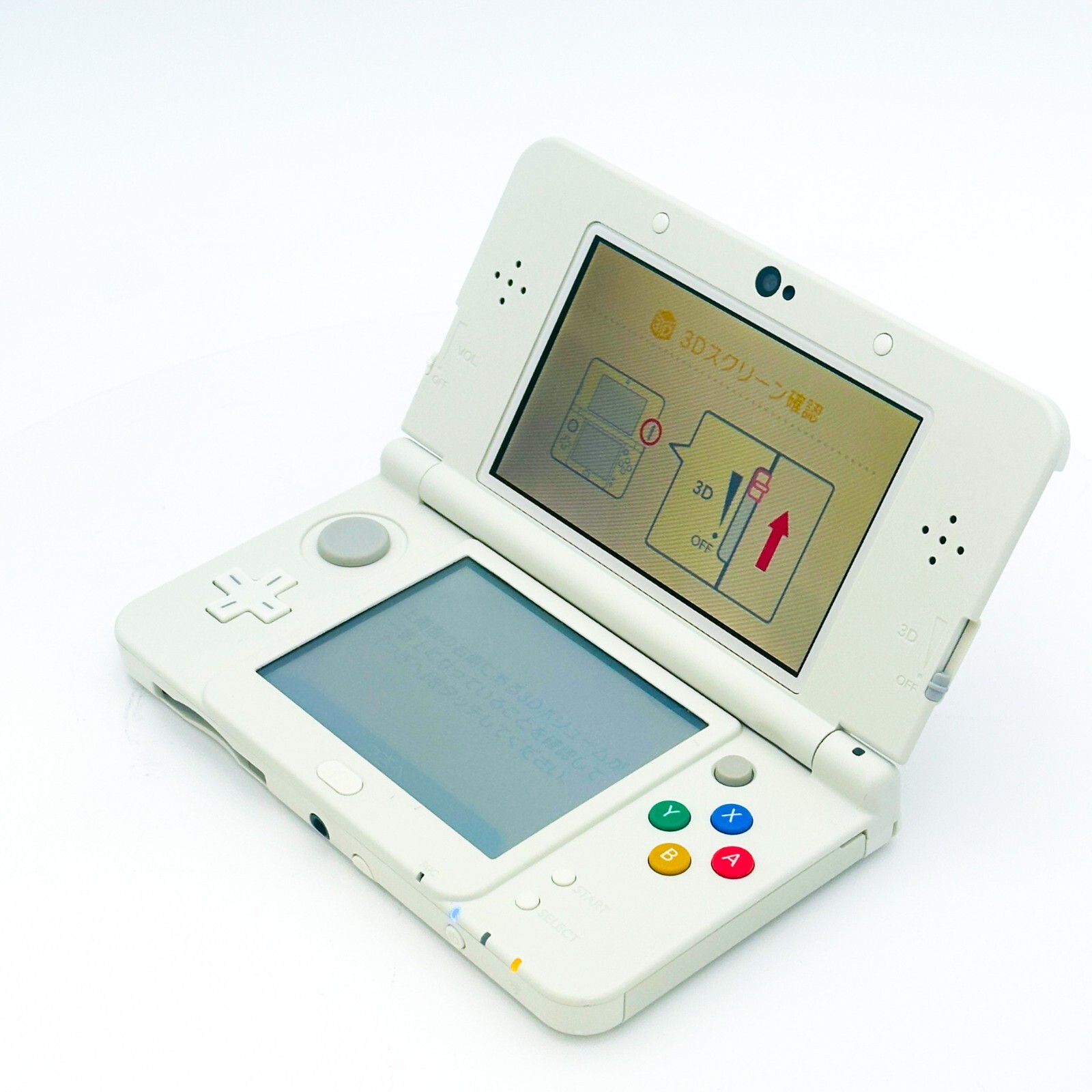 New Nintendo 3DS WHITE Console Japanese ver Good Condition Tested Used