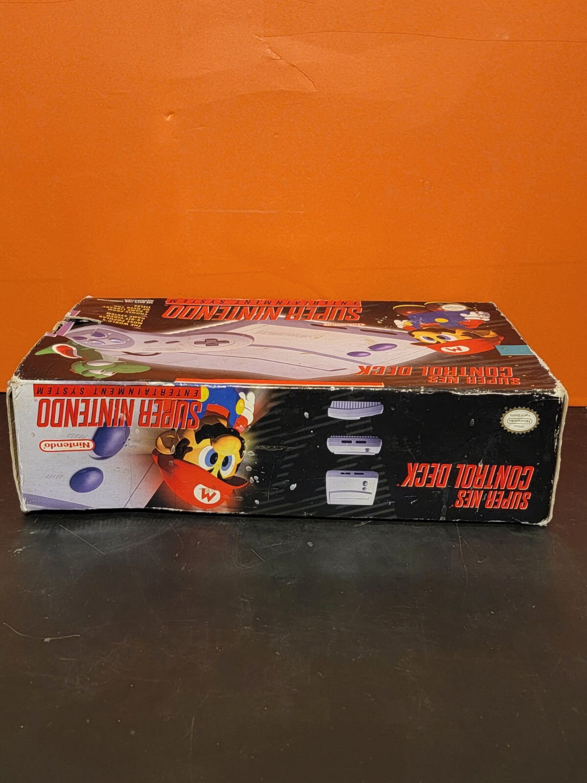 Super Nintendo Junior Jr Control Deck Console in Original Box ~ Tested & Working