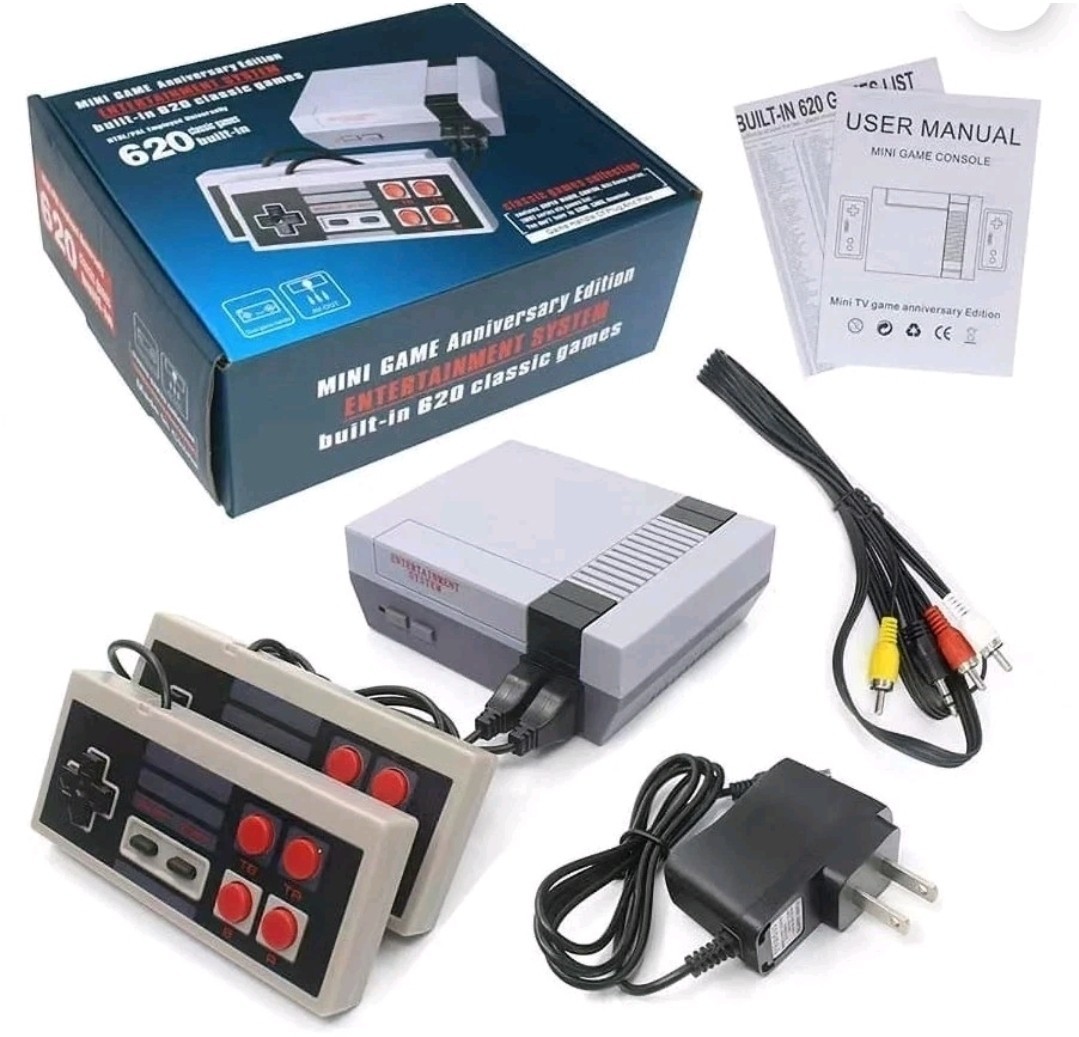 Mini Game Anniversary Edition Entertainment System Built-In 620 Classic Games