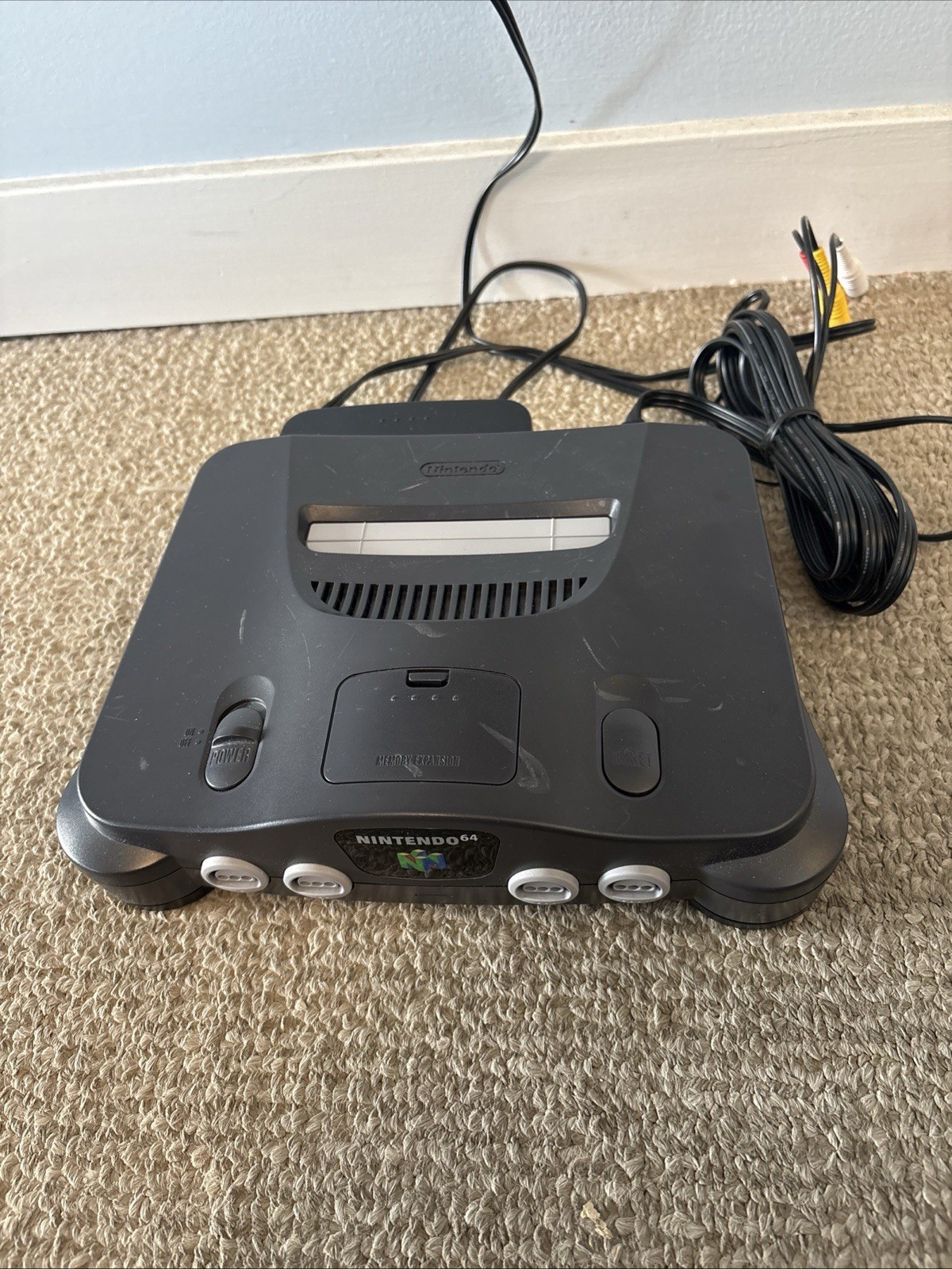 Nintendo 64 Home Console – Black – TESTED and WORKING – NUS 001 (JPN)