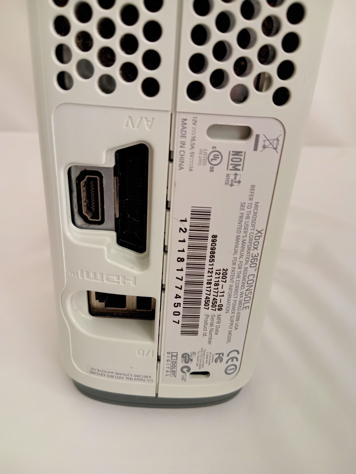 Microsoft XBOX 360 Console Model 1439 For Parts Only