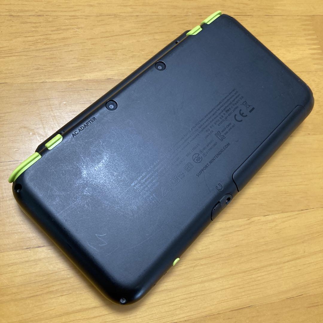 New Nintendo 2DS XL LL Black Lime Console Stylus Working Tested Japanese ver