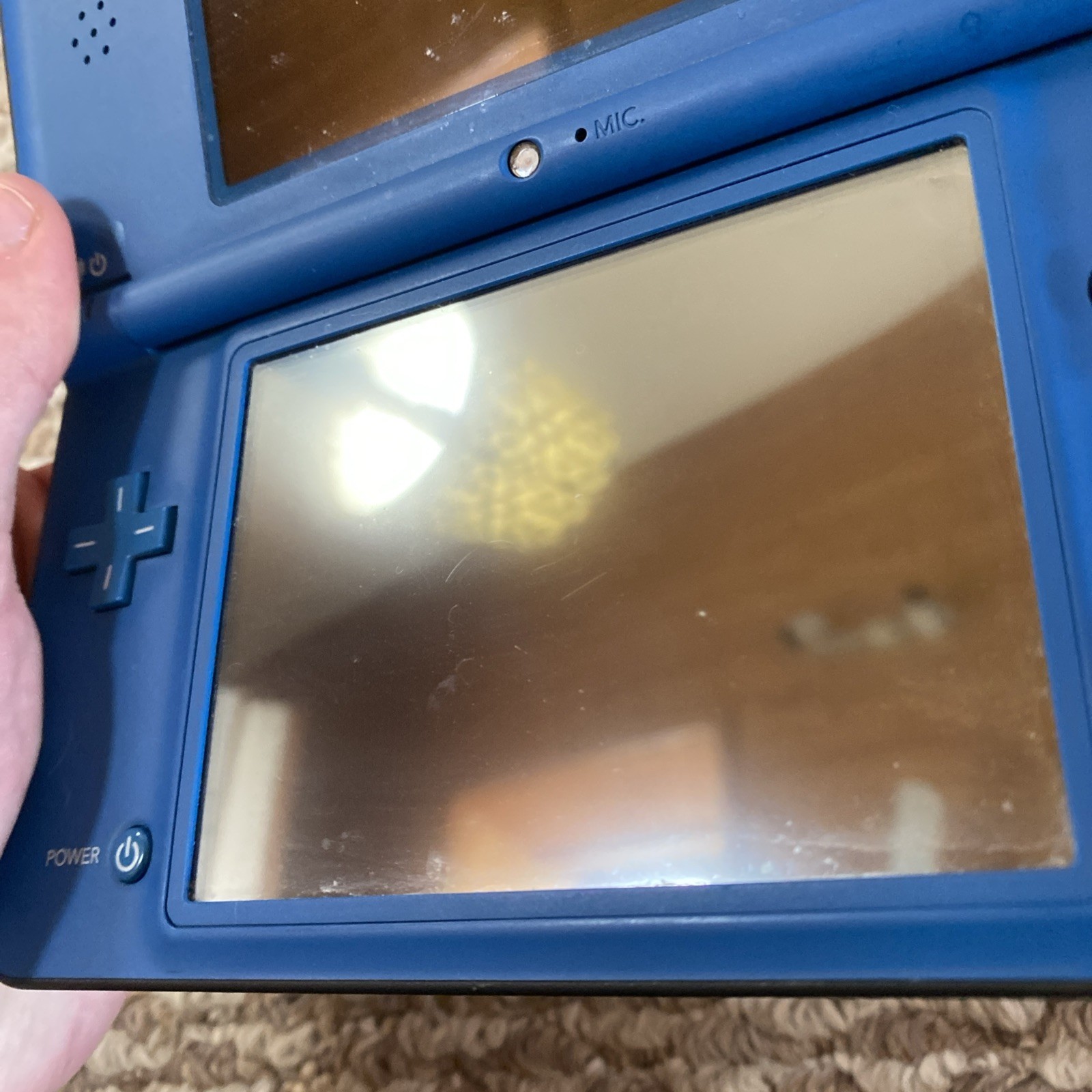 Nintendo DSI XL Blue Handheld Console Wi-Fi Capability w Charger Tested USA
