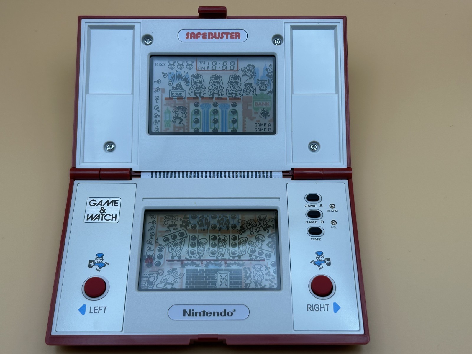 Nintendo Game & Watch SAFE BUSTER JB-63 MIB 1988 MINT IN BOX