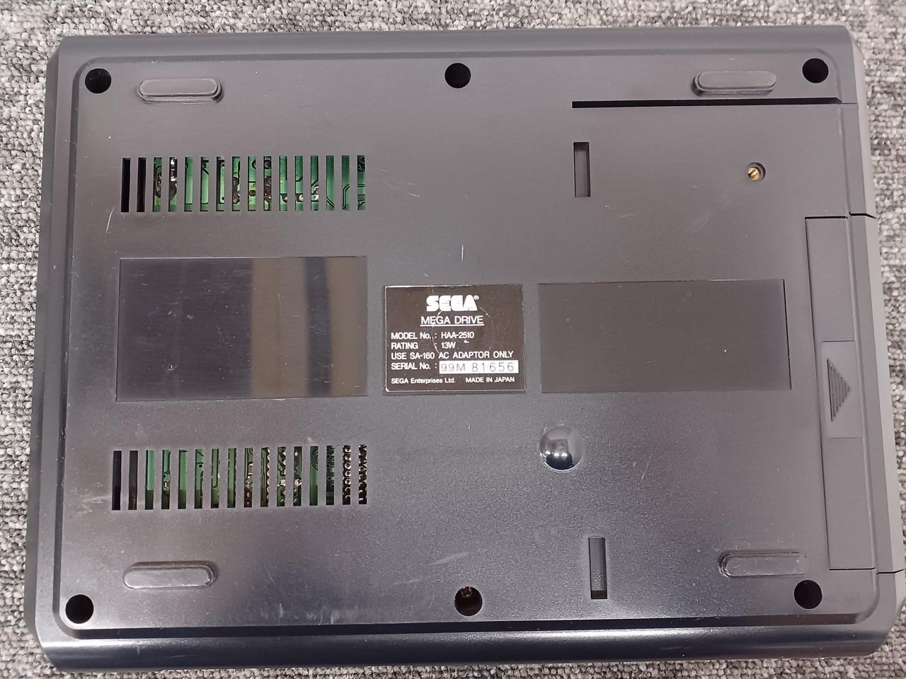 Mega Drive SEGA model number: HAA-2510 16BIT