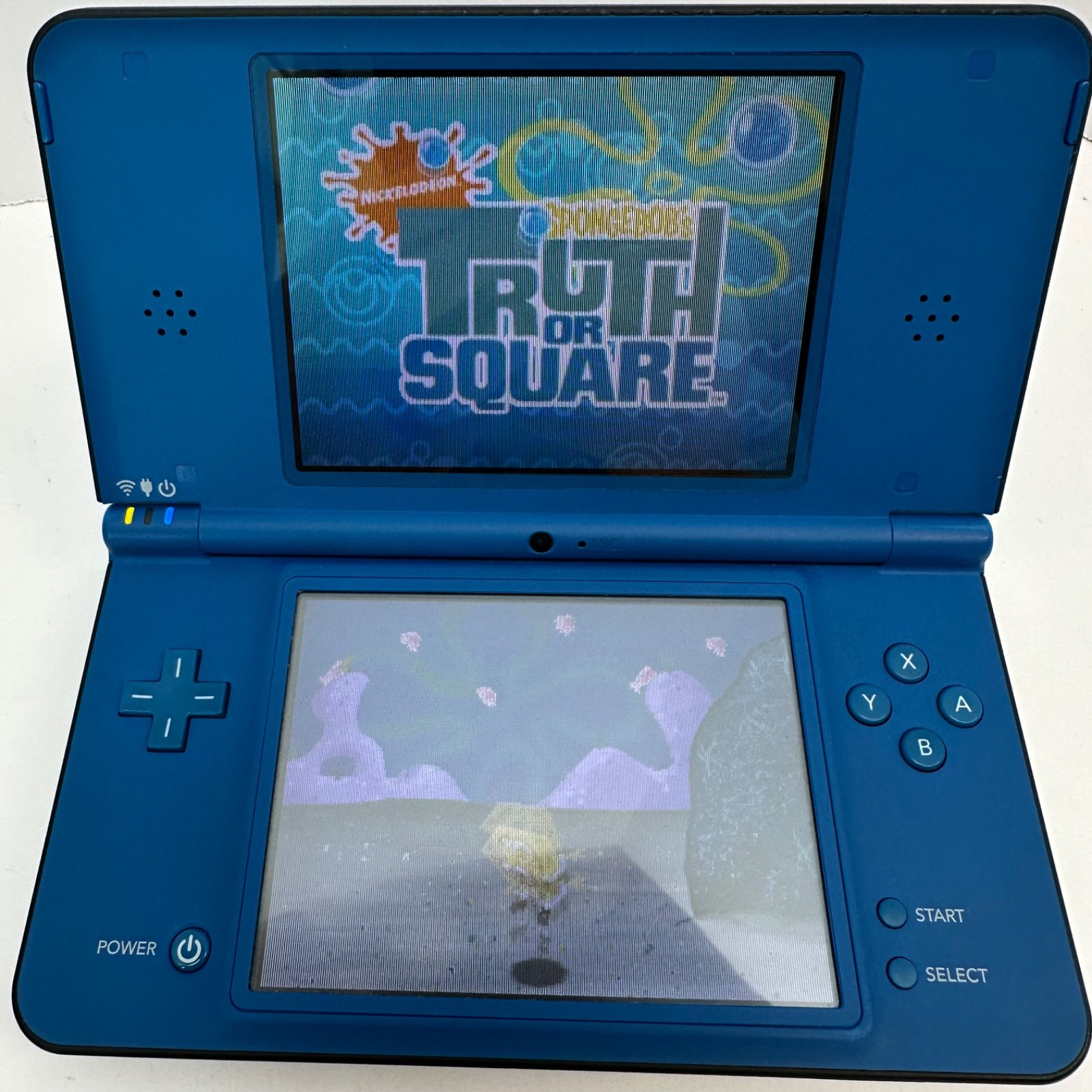 Nintendo DSi XL Midnight Blue Bundle Mario Kart DS & 8 Games Tested Works Stylus