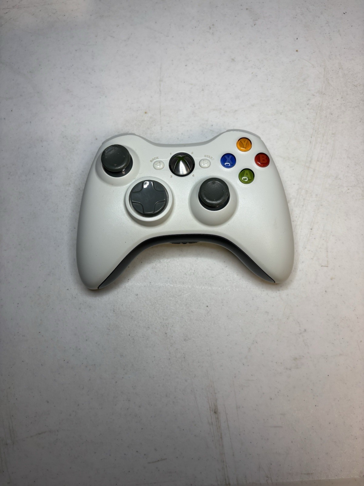 Microsoft Xbox 360 320GB Black Console w/ White Controller, Power/AV Cables