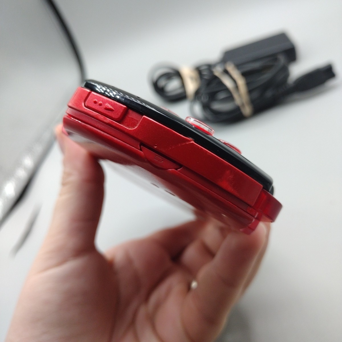 Sony PSP 3001 God of War Red & Black Handheld System w/ Charger Tested Works