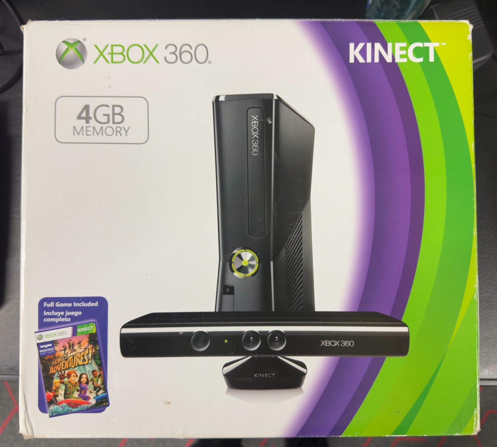 Microsoft Xbox 360 S Gaming Console and Kinect – Black