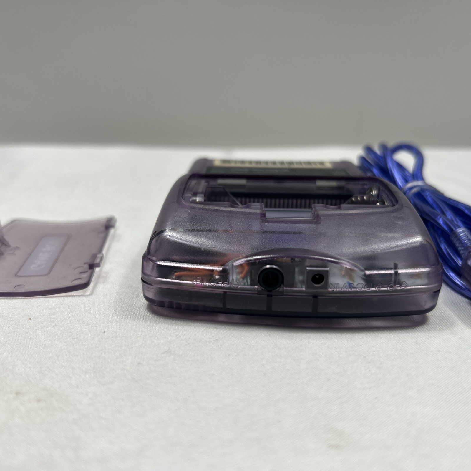 Nintendo Gameboy Color (CGB-001) Atomic Purple Handheld Console With Cable