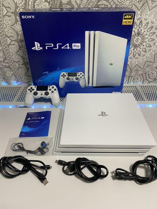 Sony PlayStation4 PS4 Pro CUH-7200BB02 Glacier White 1TB Japan ver. «Excellent»