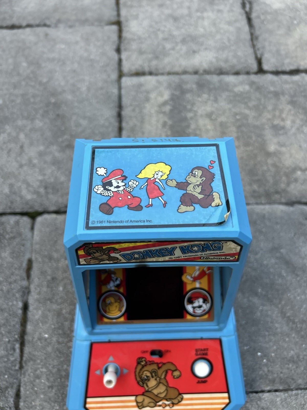 Vintage 1982 Donkey Kong Nintendo Coleco Tabletop Mini Arcade For Repair