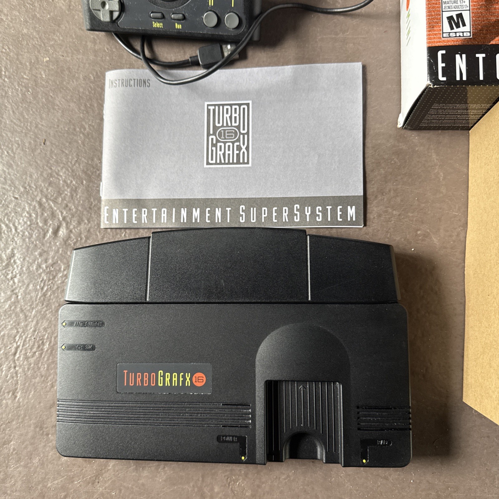 TurboGrafx 16 Mini Game Console 2020 Edition PC Engine TG16 HDMI NEC Used w/ Box