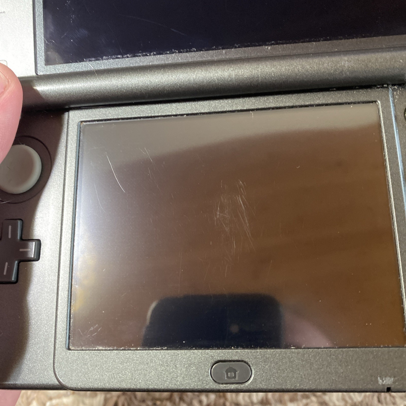 New Nintendo 3DS XL Metallic Black USA Top IPS With Charger And Stylus
