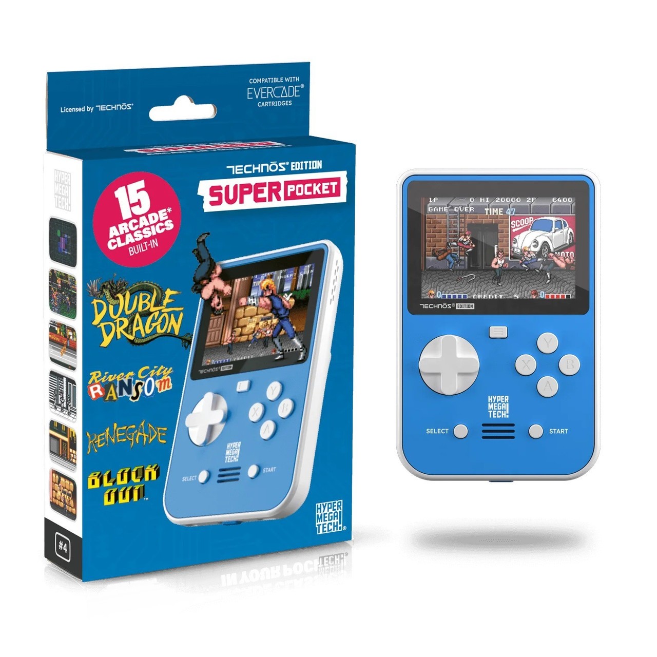 Hyper Mega Tech Technos Super Pocket Handheld Console (Evercade)