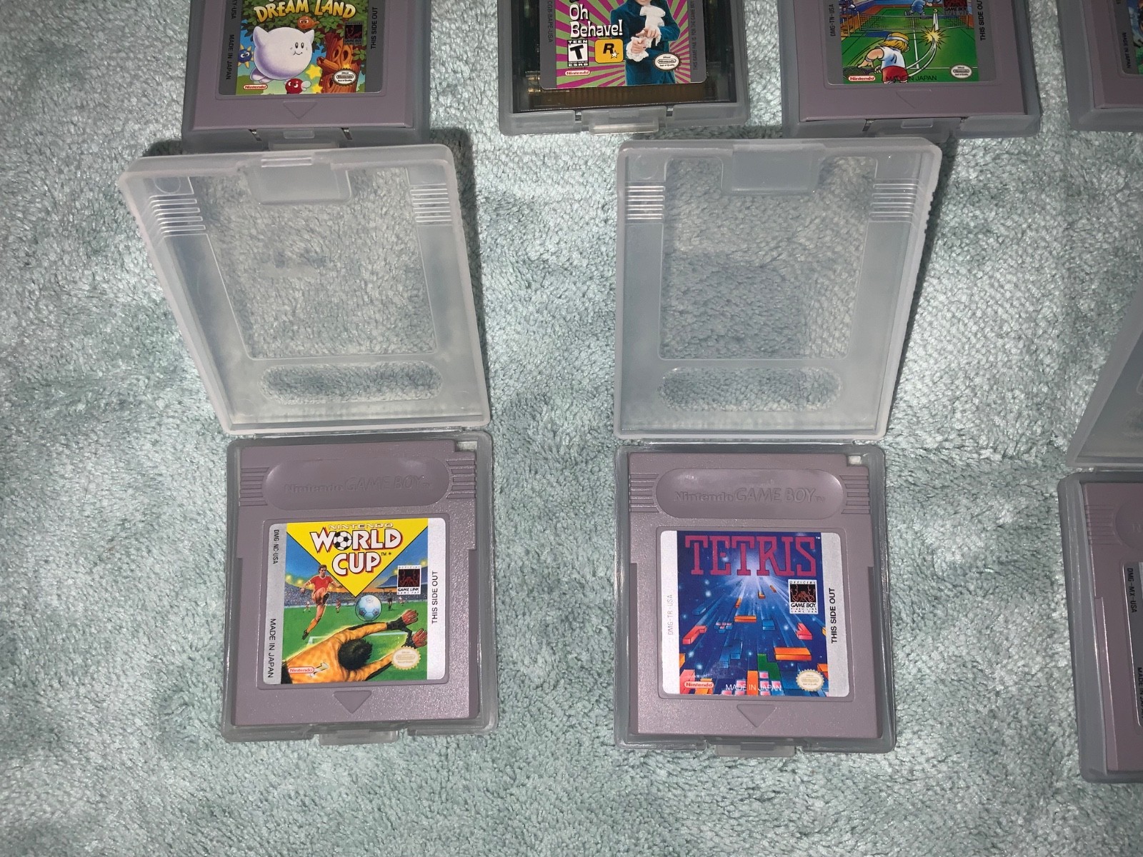 Nintendo Game Boy Color Console Bundle Teal/Blue W/13 Games, N64, GameCube.