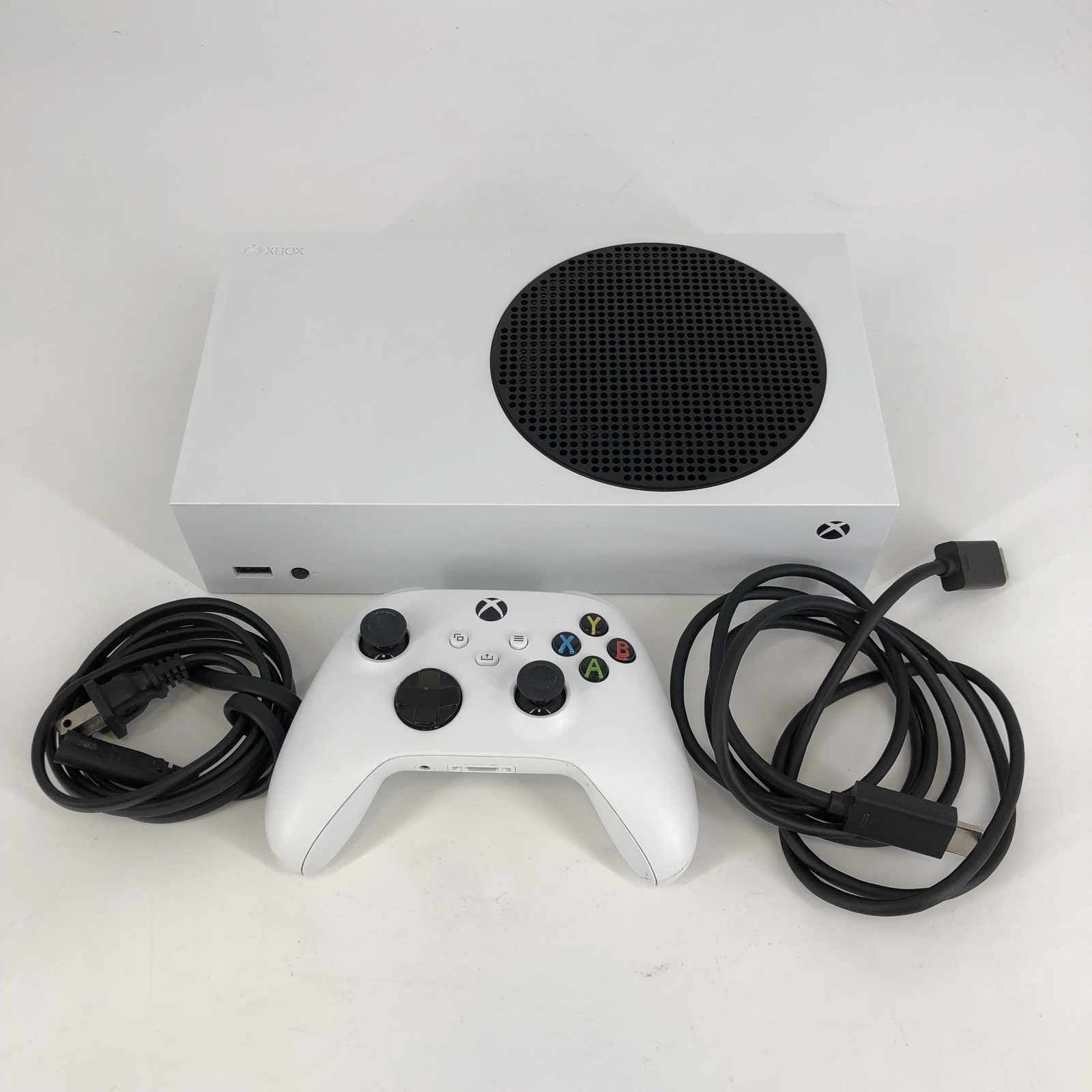 Microsoft Xbox Series S Console White 512GB – Very Good w/ Controllers + Cables