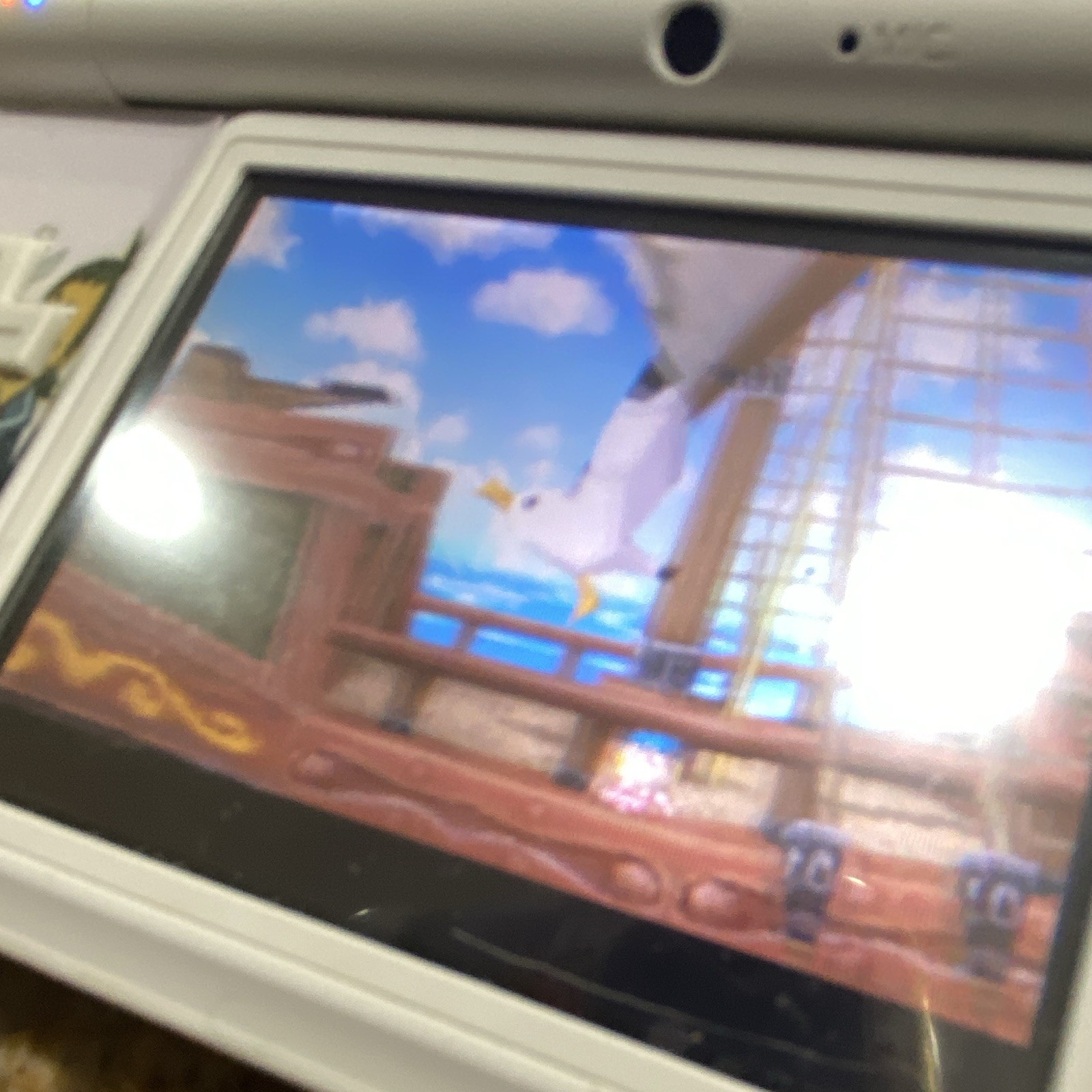 Nintendo DSi Zelda Phantom Hourglass Sticker White/Blue Wi-Fi NTSC-U/C 2007