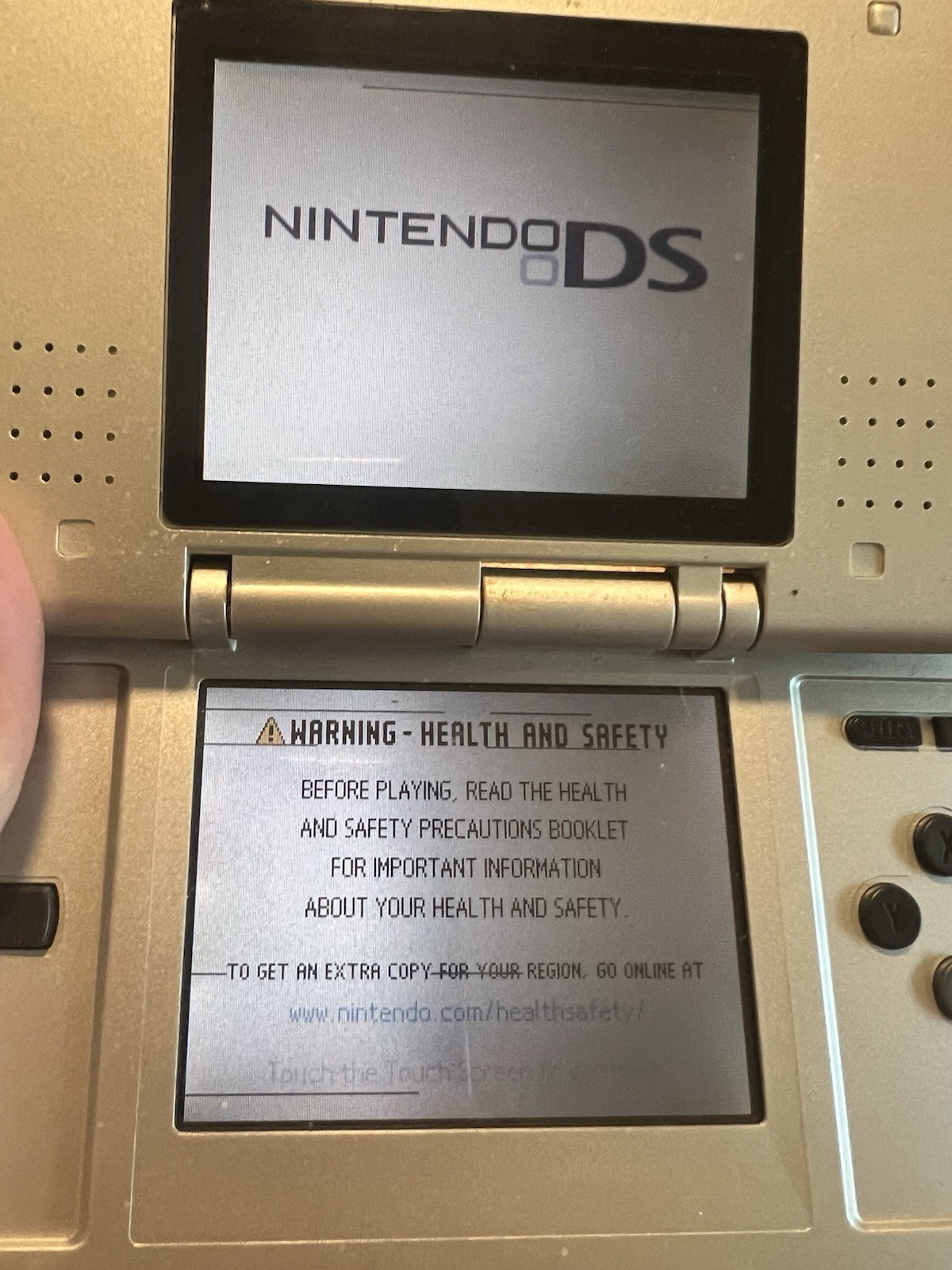 Nintendo DS Original Console NTR-001 Titanium Silver