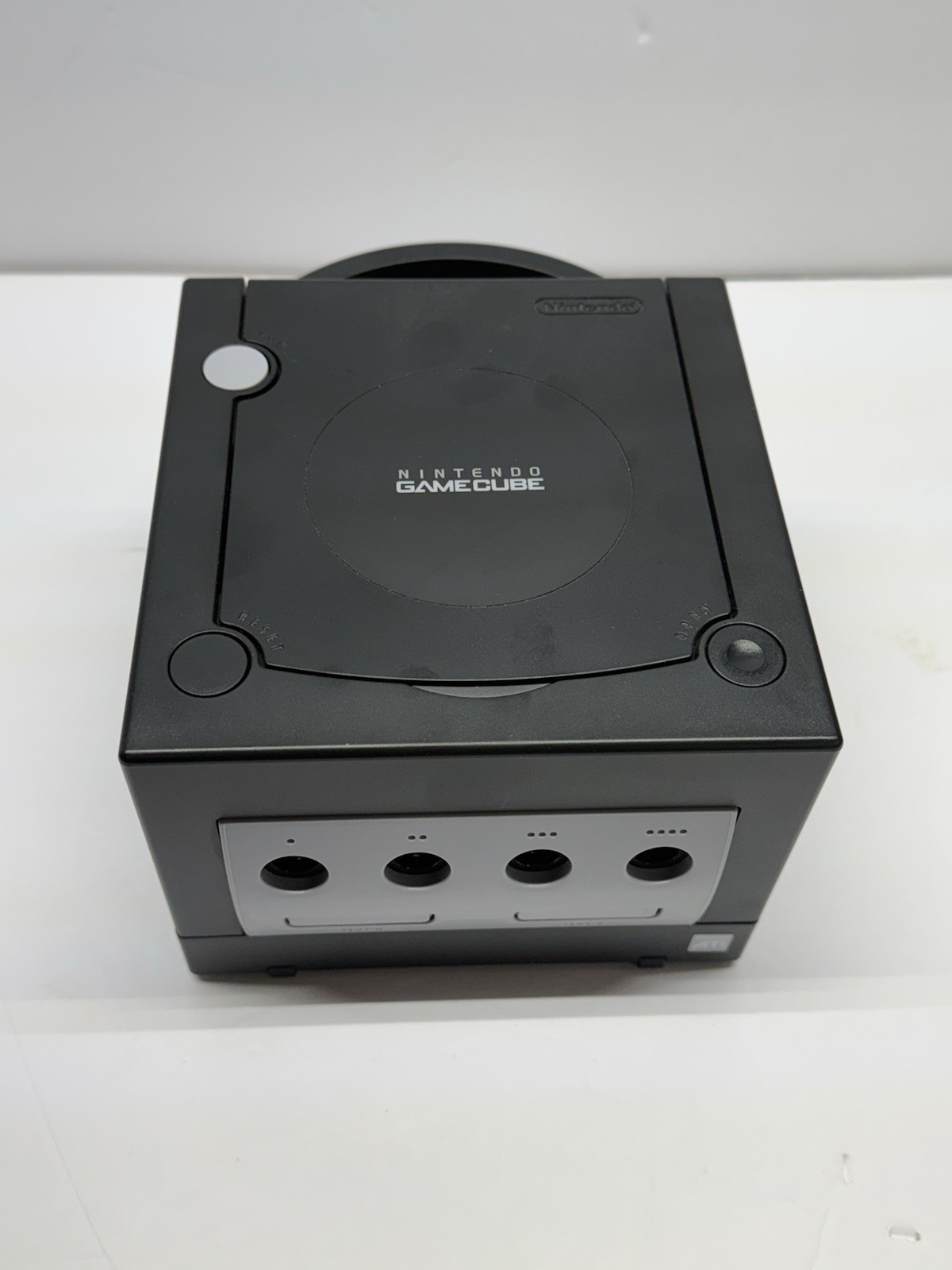 Nintendo GameCube Black Console Composite RCA w/ cables and x men game