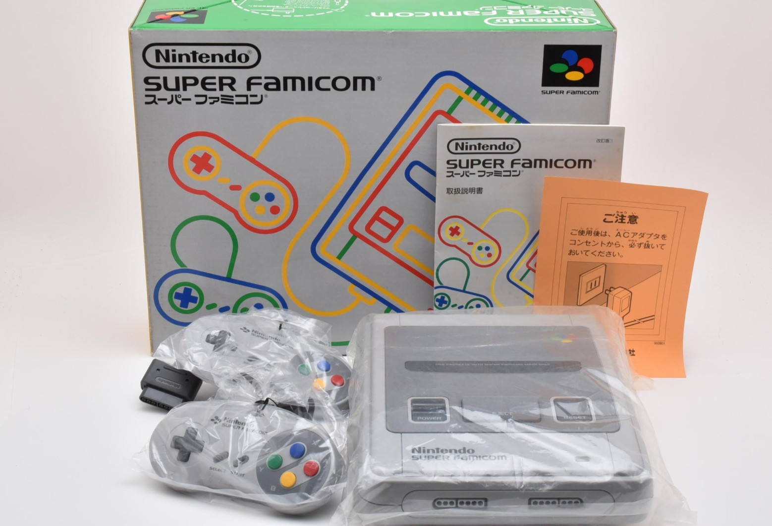 [Unused Rare] Nintendo SNES SFC Super Famicom Video Game Console SHVC-001 JPN 2
