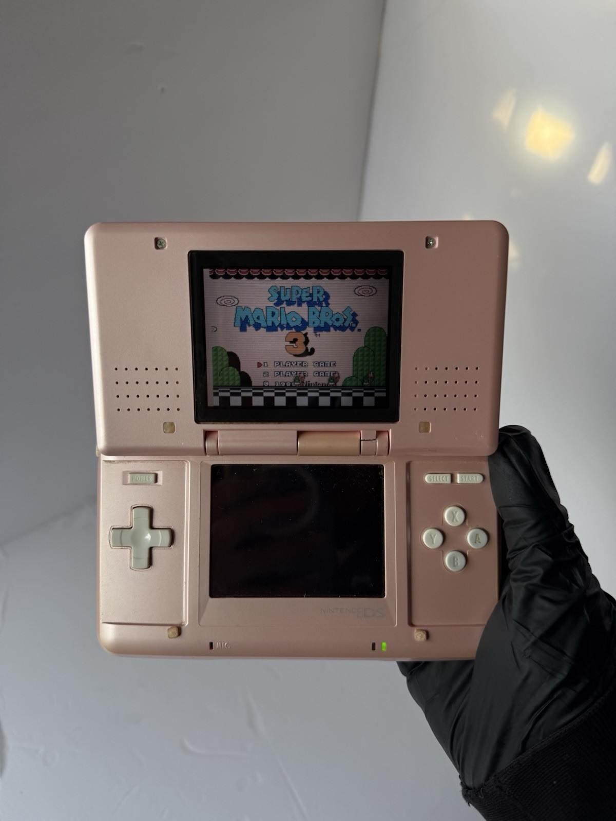 Nintendo Original DS Metallic Pink Console Bundle & Charger Included