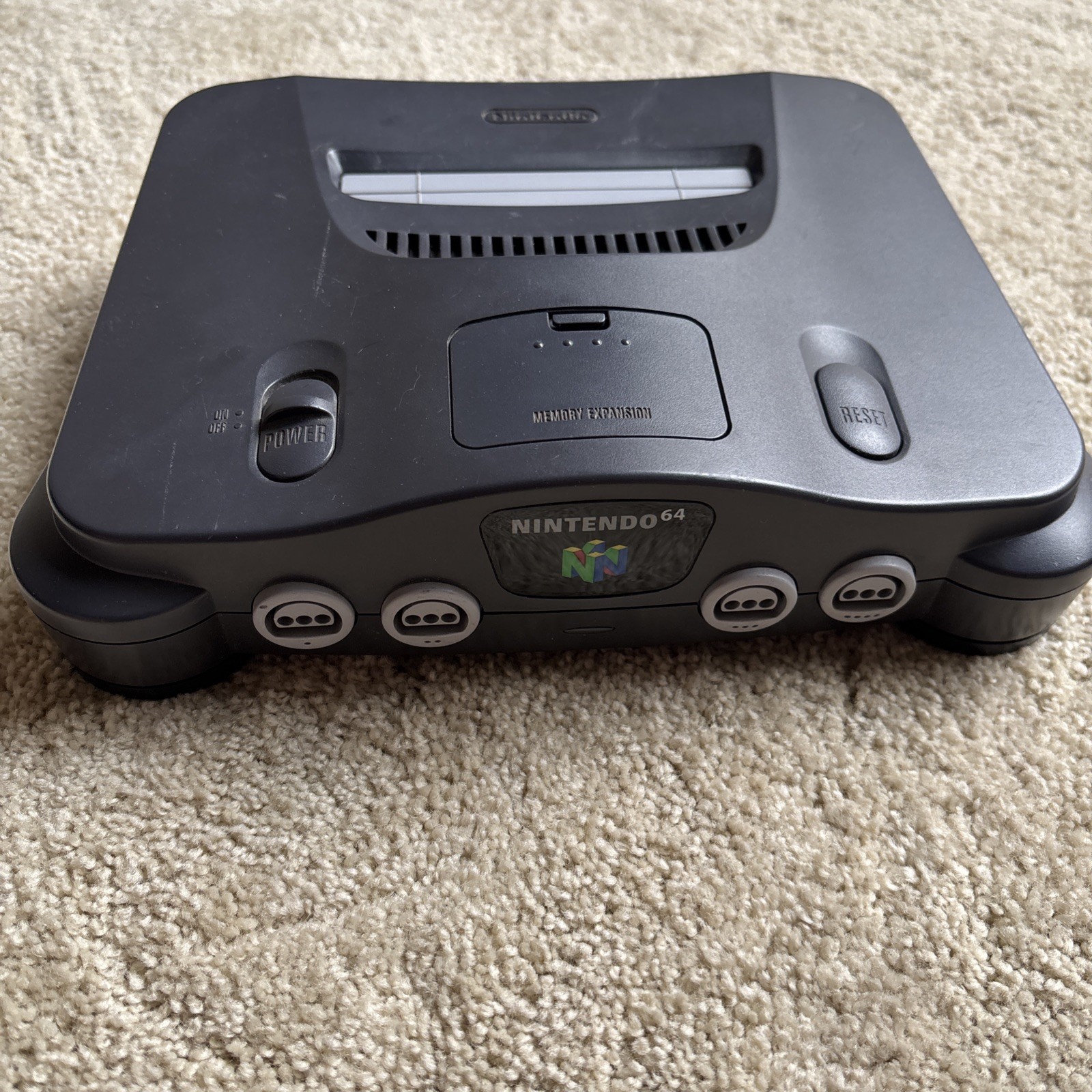 Nintendo 64 System 32MB Home Console NUS-001 (USA) W/ 2 Controllers **Tested**