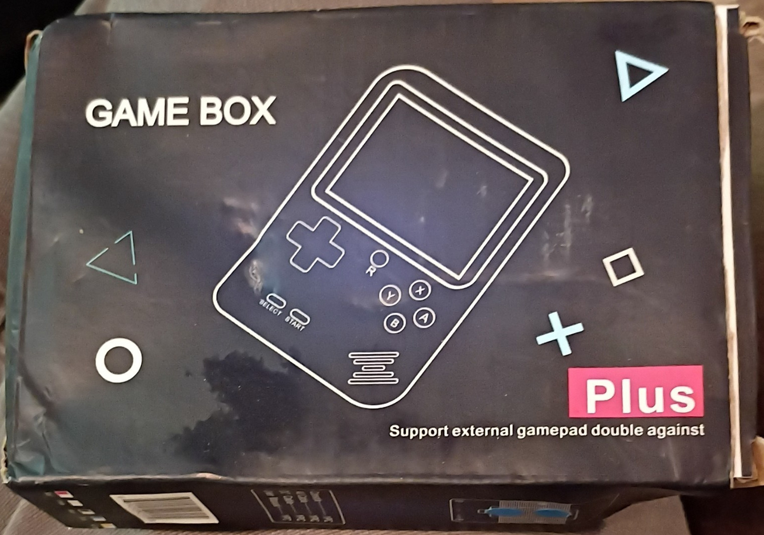 Game Box Plus Black Handheld System, USB, Supports External Gamepad