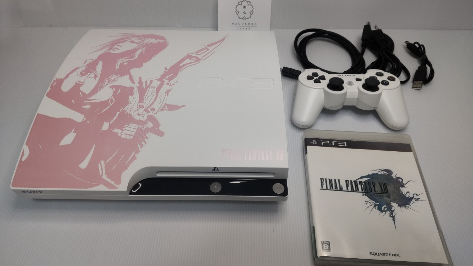 PS3 250GB Final Fantasy XIII Lightning Edition CECH-2000B + Controller &Game
