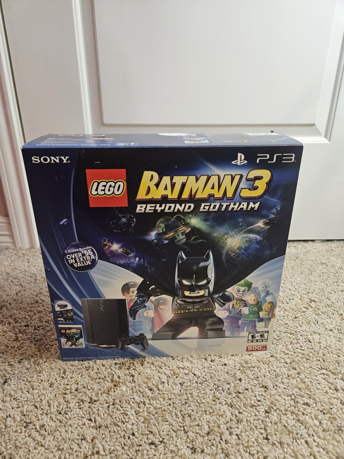Sony PlayStation 3 PS3 Super Slim 500 GB Lego Batman Console Game Not Included