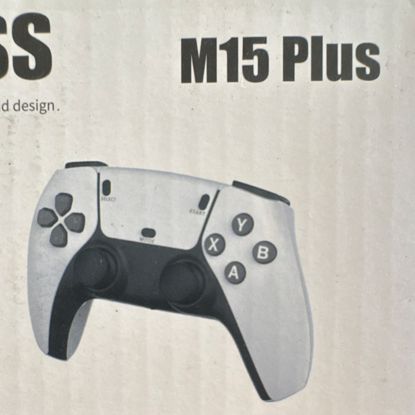 SJGAM M15 Plus Handheld Game Console, 2.4G Wireless, HDMI, Wi-Fi, White
