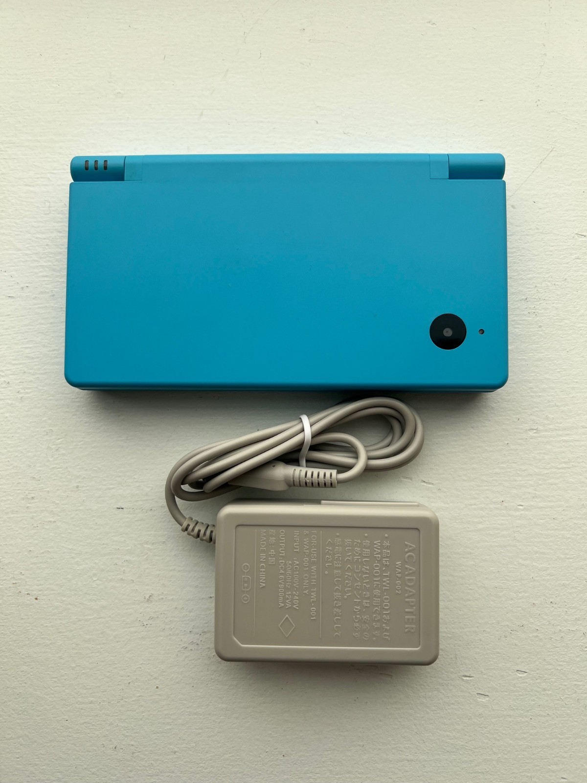 Nintendo DSi Console – Aqua Blue – With Charger – Custom New Shell