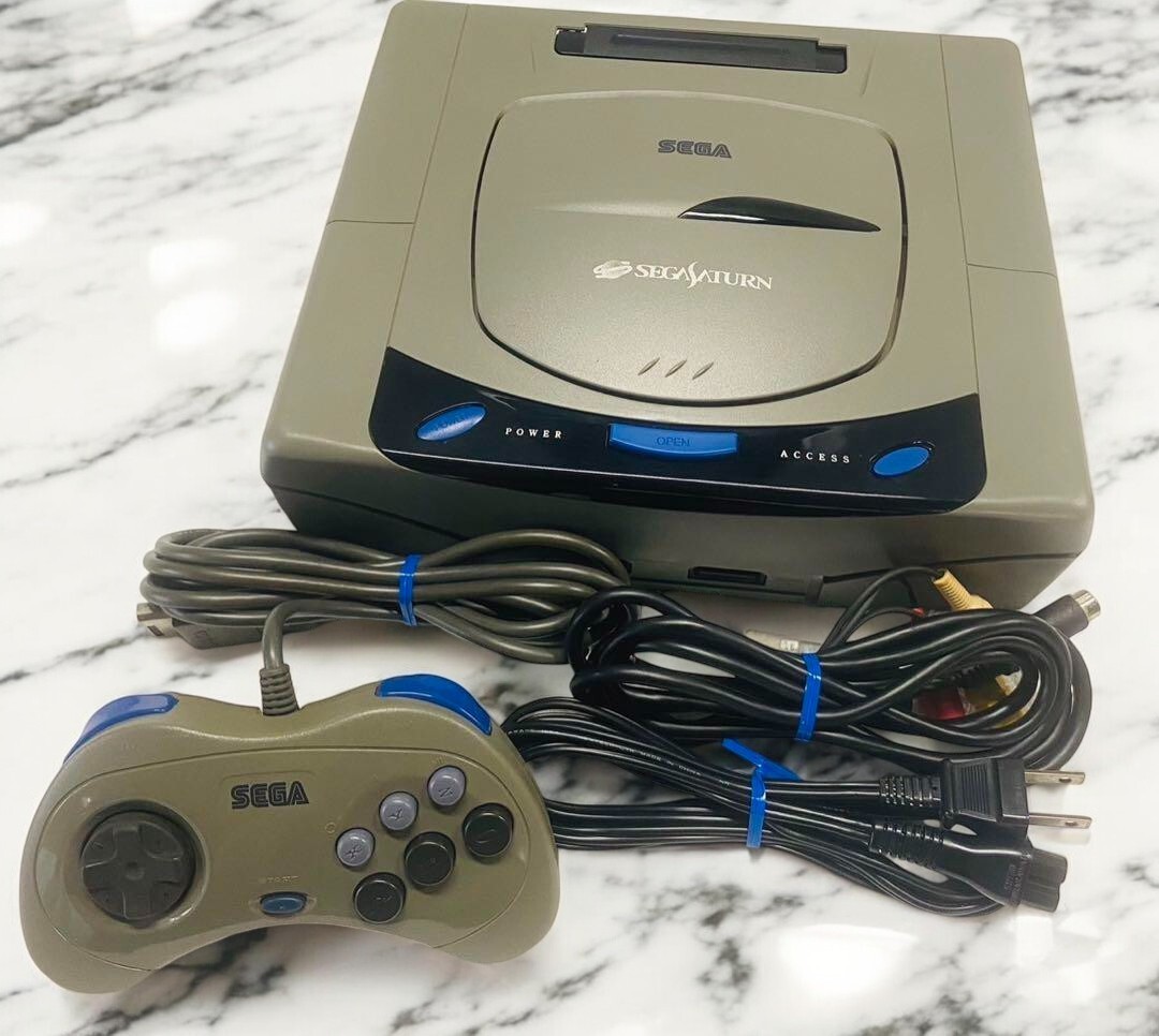 Sega Saturn Console Gray HST-3200 Japanese Version select bandle Tested NTSC-J