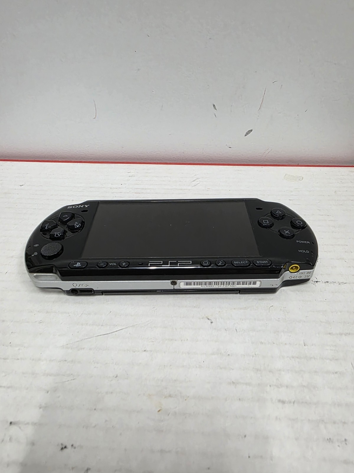 Sony PSP-3001 Piano Black PSP Slim Handheld Console New Battery/Charger Tested