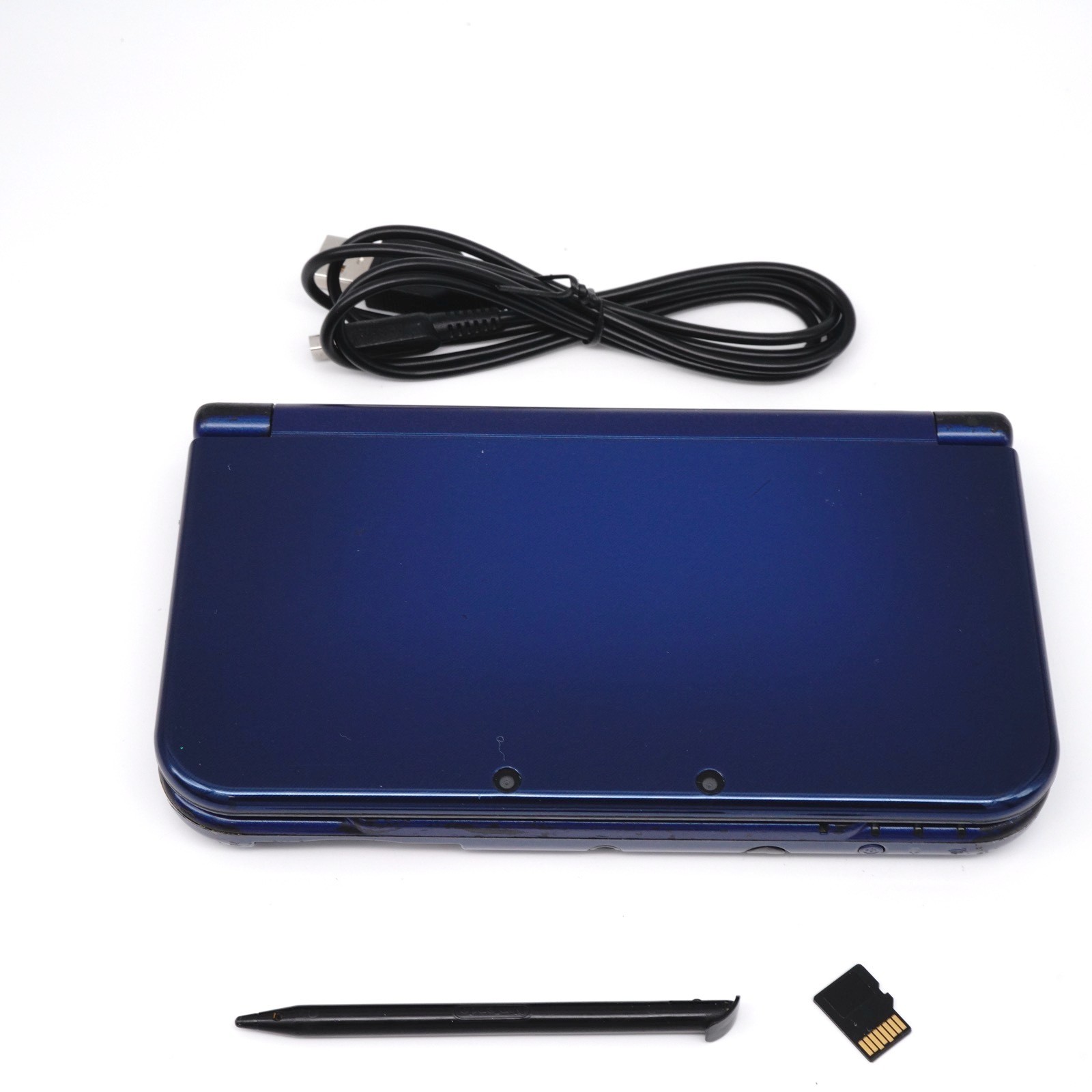 Nintendo NEW 3DS LL XL Metallic Blue Console w/ Extras (USA Seller) READ