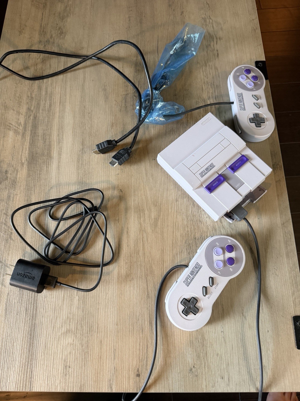 Nintendo SNES Mini Classic Edition Console with 2 Controllers