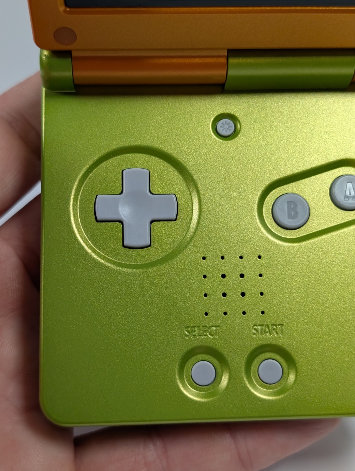 Nintendo Game Boy Advance SP GBA SP Lime Green & Orange Shrek Edition AGS-001