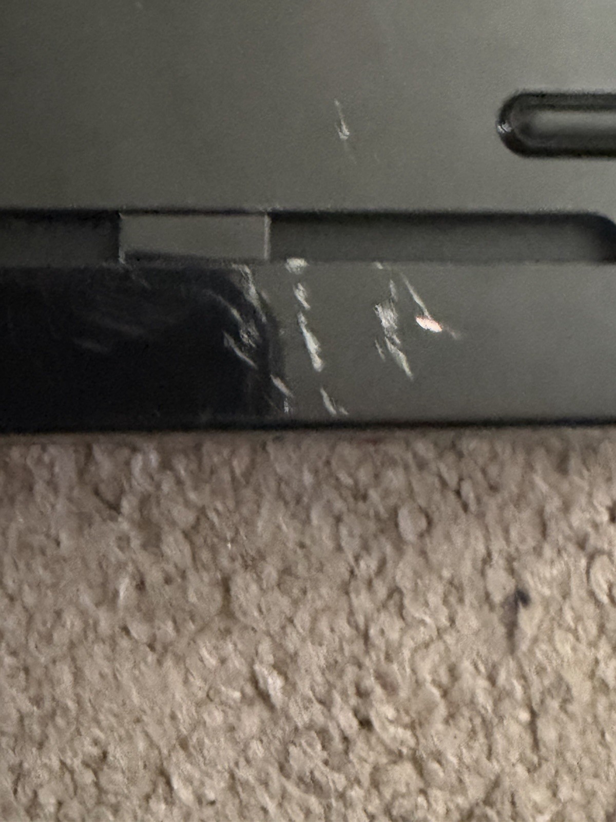 Nintendo Wii U WUP-101(02) Black Console Only With OEM Power Supply UNTESTED