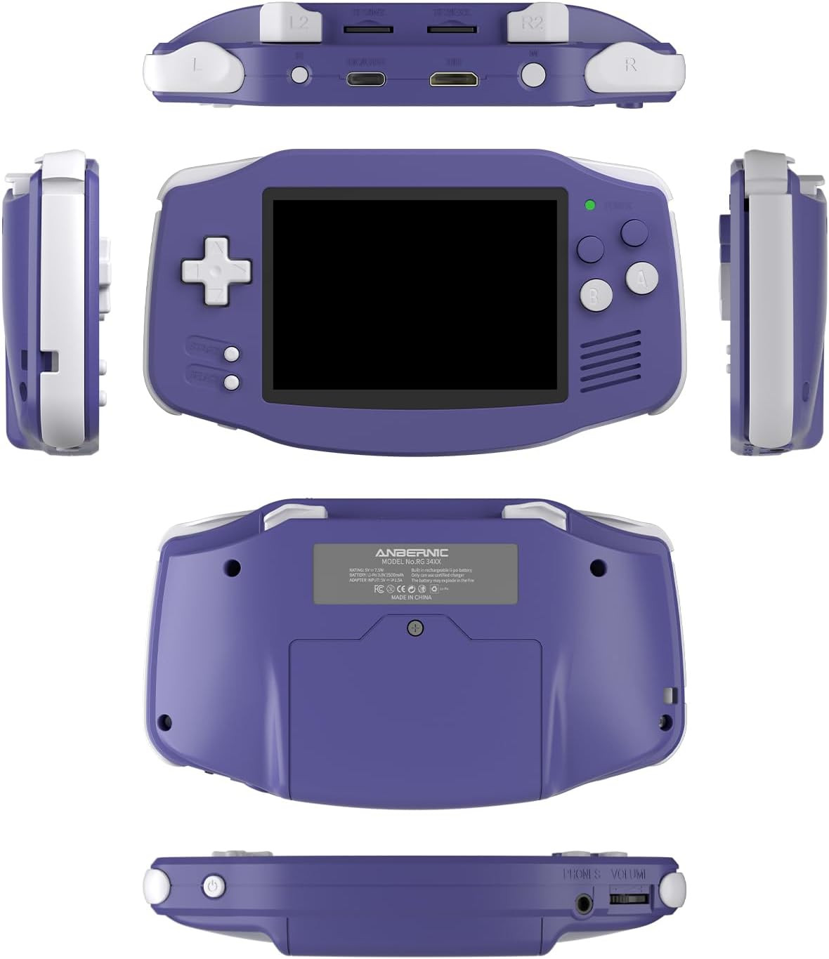 Retro Handheld Game Console RG34XX with 5000+ Games, WiFi & Bluetooth