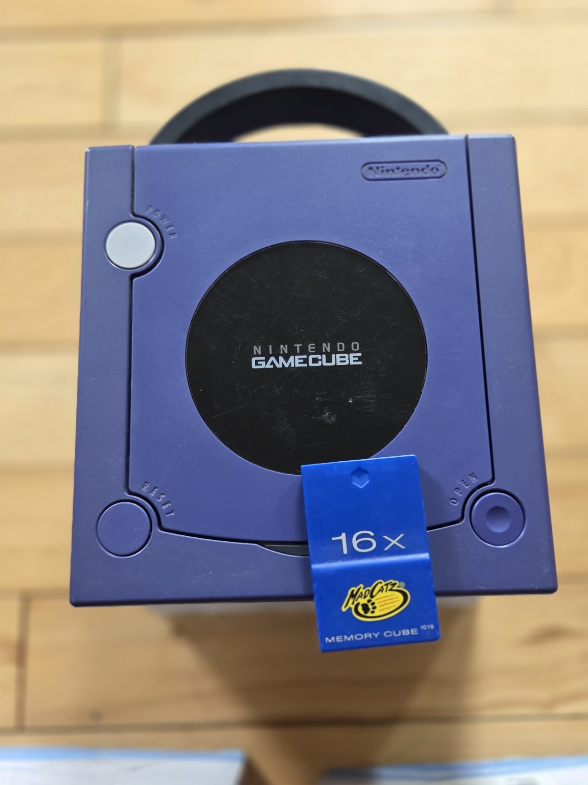 Nintendo GameCube Indigo Purple Console Bundle w/ 2 Controllers But No Cord