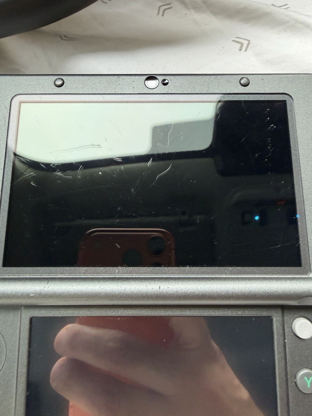 New Nintendo 3DS XL Gray Black Console Tested Great Condition R Button Sticky