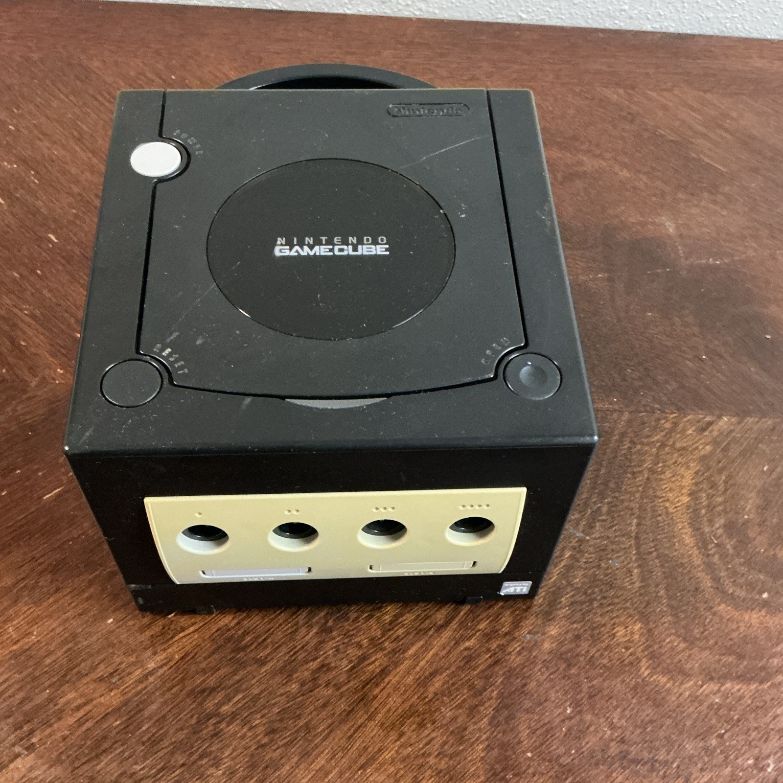 Nintendo GameCube DOL-001 Console Black/Silver w/ Controller AV Power NTSC-U/C