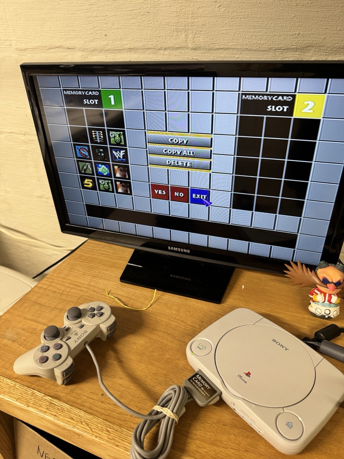 Sony PS One PS1 Slim White Console PS1 Tested