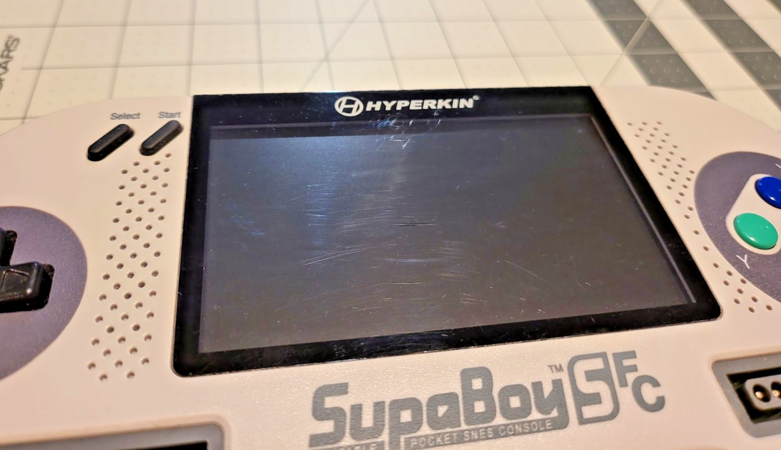 Hyperkin Supaboy SFC Cib Rare Color TESTED & WORKS